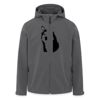 Husky - Recycelte Männer Softshell-Jacke von Stanley/Stella - Anthrazit - Vorne - AI Model Male 185 light (185cm)