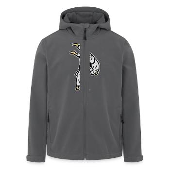 kata_guruma0 - Recycelte Männer Softshell-Jacke von Stanley/Stella - Anthrazit - Vorne - AI Model Male 185 light (185cm)