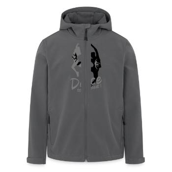 Dance to the Beat! - Recycelte Männer Softshell-Jacke von Stanley/Stella - Anthrazit - Vorne - AI Model Male 185 light (185cm)