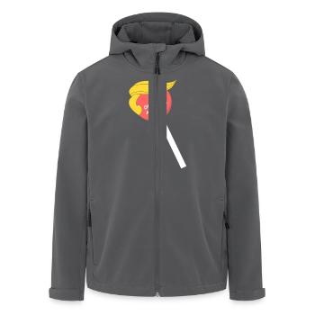 Don't be a sucker - Recycelte Männer Softshell-Jacke von Stanley/Stella - Anthrazit - Vorne - AI Model Male 185 light (185cm)