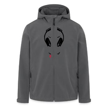 cle Helme dj Equalizer Boden Anmerkung3 - Recycelte Männer Softshell-Jacke von Stanley/Stella - Anthrazit - Vorne - AI Model Male 185 light (185cm)