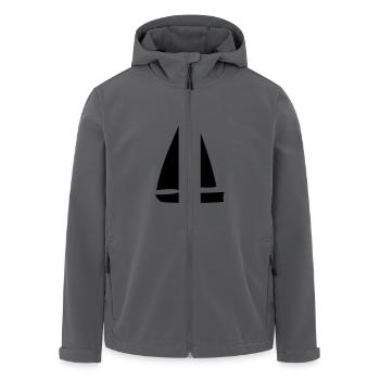 Segelboot - Recycelte Männer Softshell-Jacke von Stanley/Stella - Anthrazit - Vorne - AI Model Male 185 light (185cm)