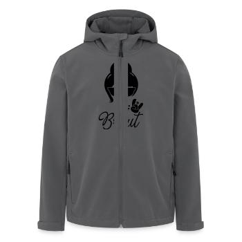 Braut Bride JGA Hochzeit stag do polterabend shirt - Recycelte Männer Softshell-Jacke von Stanley/Stella - Anthrazit - Vorne - AI Model Male 185 light (185cm)