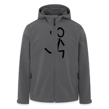 handball - Recycelte Männer Softshell-Jacke von Stanley/Stella - Anthrazit - Vorne - AI Model Male 185 light (185cm)