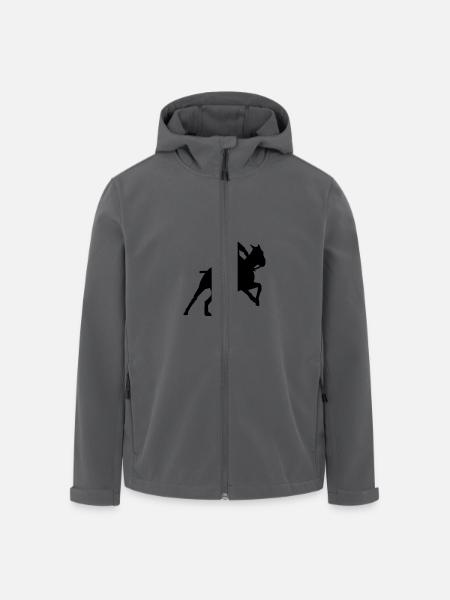 Polo - Recycelte Männer Softshell-Jacke von Stanley/Stella - Anthrazit