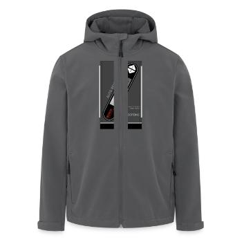 SONY WM R202 - Recycelte Männer Softshell-Jacke von Stanley/Stella - Anthrazit - Vorne - AI Model Male 185 light (185cm)