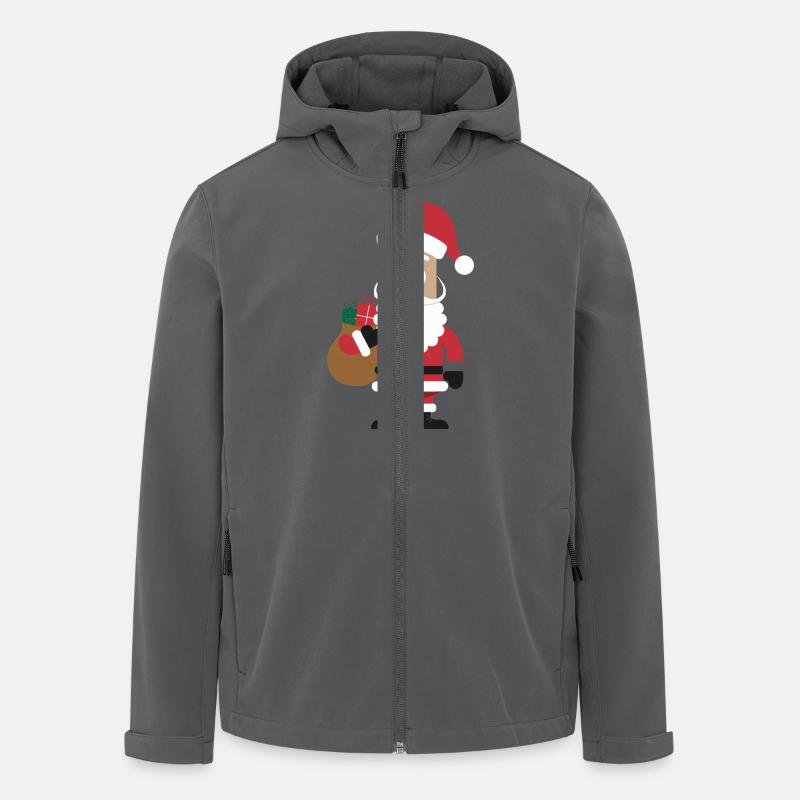 Santa - Recycelte Männer Softshell-Jacke von Stanley/Stella - Anthrazit