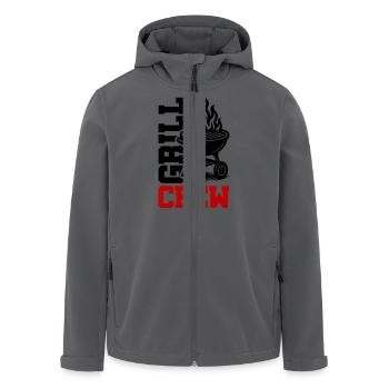 Grill Crew - Recycelte Männer Softshell-Jacke von Stanley/Stella - Anthrazit - Vorne - AI Model Male 185 light (185cm)