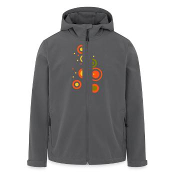 Kreise - Recycelte Männer Softshell-Jacke von Stanley/Stella - Anthrazit - Vorne - AI Model Male 185 light (185cm)