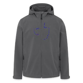 Dangast am Jadebusen - Recycelte Männer Softshell-Jacke von Stanley/Stella - Anthrazit - Vorne - AI Model Male 185 light (185cm)