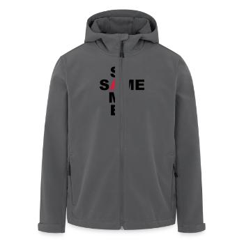 SAME SAME but different - Recycelte Männer Softshell-Jacke von Stanley/Stella - Anthrazit - Vorne - AI Model Male 185 light (185cm)