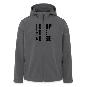 Drop the Base! - Recycelte Männer Softshell-Jacke von Stanley/Stella - Anthrazit - Vorne - AI Model Male 185 light (185cm)