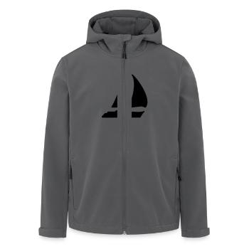 segelboot - Recycelte Männer Softshell-Jacke von Stanley/Stella - Anthrazit - Vorne - AI Model Male 185 light (185cm)