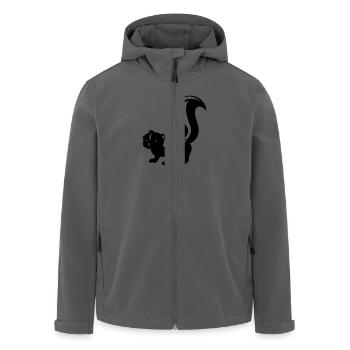 stinktier_01 - Recycelte Männer Softshell-Jacke von Stanley/Stella - Anthrazit - Vorne - AI Model Male 185 light (185cm)
