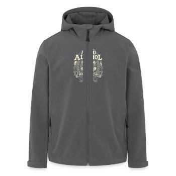Bier T Shirt Spruch Avoid Alcohol Drink Beer - Recycelte Männer Softshell-Jacke von Stanley/Stella - Anthrazit - Vorne - AI Model Male 185 light (185cm)