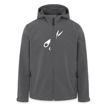 Schere Silhouette - Recycelte Männer Softshell-Jacke von Stanley/Stella - Anthrazit - Vorne - AI Model Male 185 light (185cm)