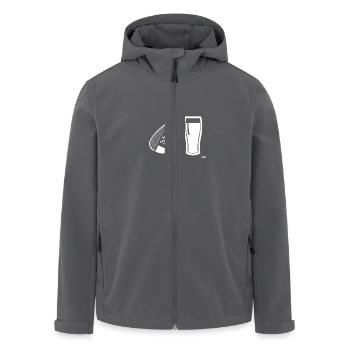 jepeuxpasjaiSquash png - Veste softshell homme en polyester recyclé Stanley/Stella - charbon - Devant - AI Model Male 185 light (185cm)