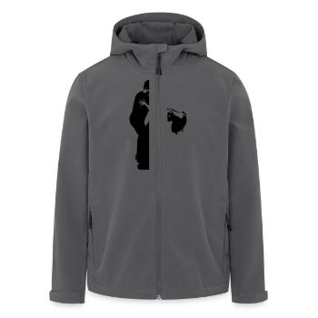 tänzer - Recycelte Männer Softshell-Jacke von Stanley/Stella - Anthrazit - Vorne - AI Model Male 185 light (185cm)