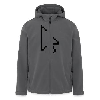 Mouse Cursor Geschenk Geschenkidee - Recycelte Männer Softshell-Jacke von Stanley/Stella - Anthrazit - Vorne - AI Model Male 185 light (185cm)