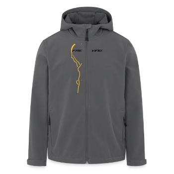 Freediving - Recycelte Männer Softshell-Jacke von Stanley/Stella - Anthrazit - Vorne - AI Model Male 185 light (185cm)
