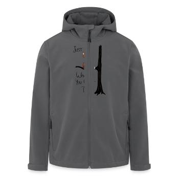 Just be fox owl - Recycelte Männer Softshell-Jacke von Stanley/Stella - Anthrazit - Vorne - AI Model Male 185 light (185cm)