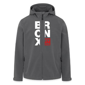 bronx new york - Recycelte Männer Softshell-Jacke von Stanley/Stella - Anthrazit - Vorne - AI Model Male 185 light (185cm)