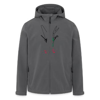 Chirurg - Recycelte Männer Softshell-Jacke von Stanley/Stella - Anthrazit - Vorne - AI Model Male 185 light (185cm)