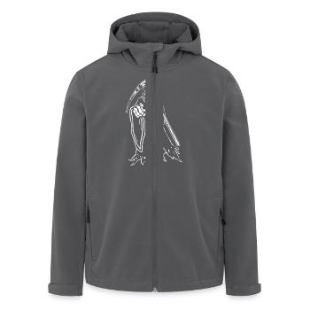 Jedermann - Recycelte Männer Softshell-Jacke von Stanley/Stella - Anthrazit - Vorne - AI Model Male 185 light (185cm)