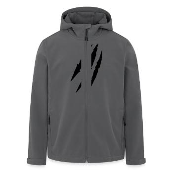Beast Kratzspuren Schramme claw marks blut scars - Recycelte Männer Softshell-Jacke von Stanley/Stella - Anthrazit - Vorne - AI Model Male 185 light (185cm)