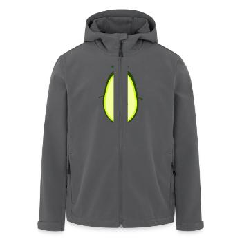 Niedliche Avocado - Recycelte Männer Softshell-Jacke von Stanley/Stella - Anthrazit - Vorne - AI Model Male 185 light (185cm)