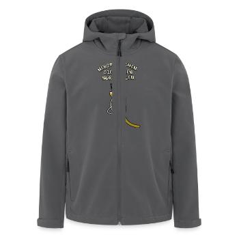 Nerdmännchen wollen nur spielen - Recycelte Männer Softshell-Jacke von Stanley/Stella - Anthrazit - Vorne - AI Model Male 185 light (185cm)