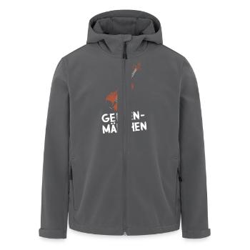 Geigen Spieler Instrument Geiger Violinist Violine - Recycelte Männer Softshell-Jacke von Stanley/Stella - Anthrazit - Vorne - AI Model Male 185 light (185cm)