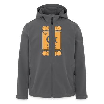 Cookie Element - Lustiges Periodensystem - Recycelte Männer Softshell-Jacke von Stanley/Stella - Anthrazit - Vorne - AI Model Male 185 light (185cm)