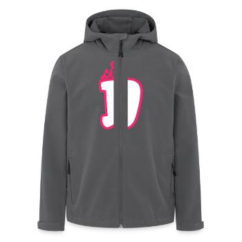 Monogrammierte Kleinkind Mädchen Krone - Recycelte Männer Softshell-Jacke von Stanley/Stella - Anthrazit - Vorne - AI Model Male 185 light (185cm)