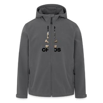 KEINE REGELN - Recycelte Männer Softshell-Jacke von Stanley/Stella - Anthrazit - Vorne - AI Model Male 185 light (185cm)