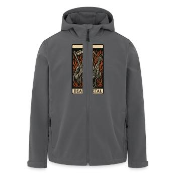 Death Metal (Karte XIII) - Recycelte Männer Softshell-Jacke von Stanley/Stella - Anthrazit - Vorne - AI Model Male 185 light (185cm)