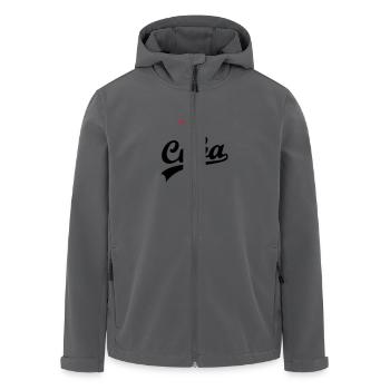 CUBA - Recycelte Männer Softshell-Jacke von Stanley/Stella - Anthrazit - Vorne - AI Model Male 185 light (185cm)