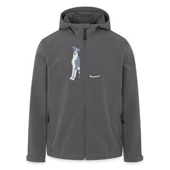 Whippet - Recycelte Männer Softshell-Jacke von Stanley/Stella - Anthrazit - Vorne - AI Model Male 185 light (185cm)