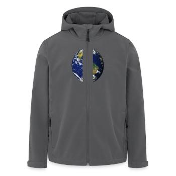 Planet Erde - Recycelte Männer Softshell-Jacke von Stanley/Stella - Anthrazit - Vorne - AI Model Male 185 light (185cm)