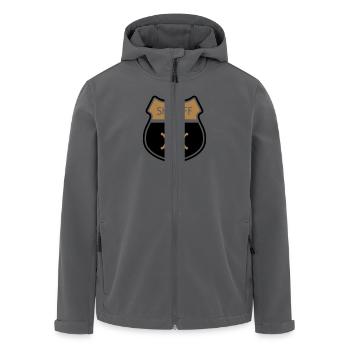 sheriff - Recycelte Männer Softshell-Jacke von Stanley/Stella - Anthrazit - Vorne - AI Model Male 185 light (185cm)