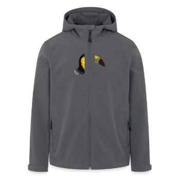 Polygon-Tukan - Recycelte Männer Softshell-Jacke von Stanley/Stella - Anthrazit - Vorne - AI Model Male 185 light (185cm)