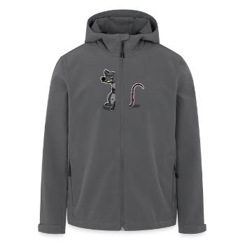 Ratte - Recycelte Männer Softshell-Jacke von Stanley/Stella - Anthrazit - Vorne - AI Model Male 185 light (185cm)