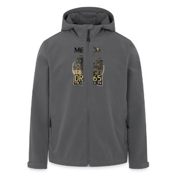 MEXIKO - Recycelte Männer Softshell-Jacke von Stanley/Stella - Anthrazit - Vorne - AI Model Male 185 light (185cm)