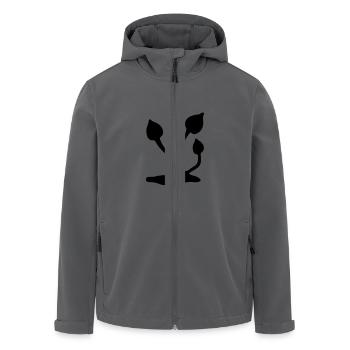 magic mushroom - Recycelte Männer Softshell-Jacke von Stanley/Stella - Anthrazit - Vorne - AI Model Male 185 light (185cm)