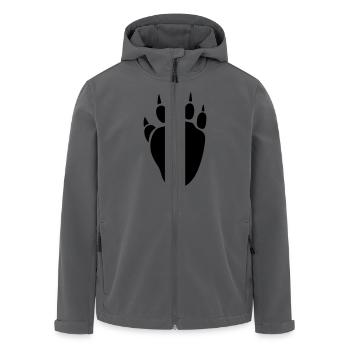 Bärentatze T-Shirtdesign - Recycelte Männer Softshell-Jacke von Stanley/Stella - Anthrazit - Vorne - AI Model Male 185 light (185cm)