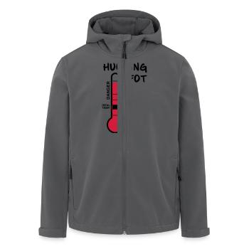 Thermometer HUCKING FOT - Recycelte Männer Softshell-Jacke von Stanley/Stella - Anthrazit - Vorne - AI Model Male 185 light (185cm)