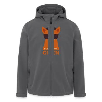 ZERO Fox given - Recycelte Männer Softshell-Jacke von Stanley/Stella - Anthrazit - Vorne - AI Model Male 185 light (185cm)