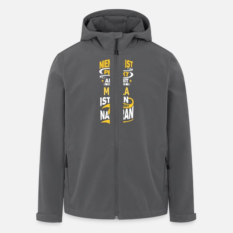 MARLA - Recycelte Männer Softshell-Jacke von Stanley/Stella - Anthrazit