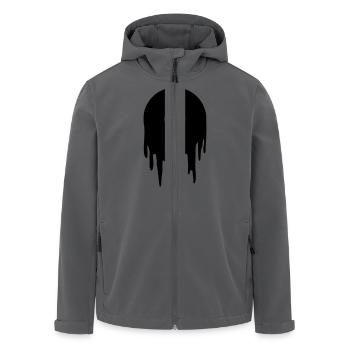 Schallplatte - Recycelte Männer Softshell-Jacke von Stanley/Stella - Anthrazit - Vorne - AI Model Male 185 light (185cm)