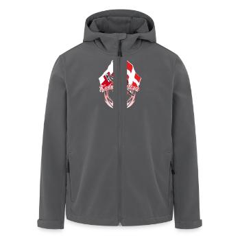 kaiserslautern - Flagge zeigen - Recycelte Männer Softshell-Jacke von Stanley/Stella - Anthrazit - Vorne - AI Model Male 185 light (185cm)